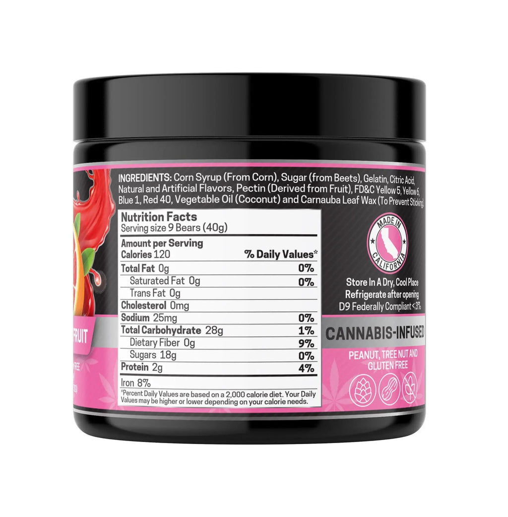 Full Spec. CBD Gummies, Pink Grapefruit - 1000mg | 25 Pcs Gummies